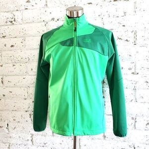 Jack Wolfskin Storm Lock Hyproof Softshell Jacket Green Golfing Outdoors Men's L